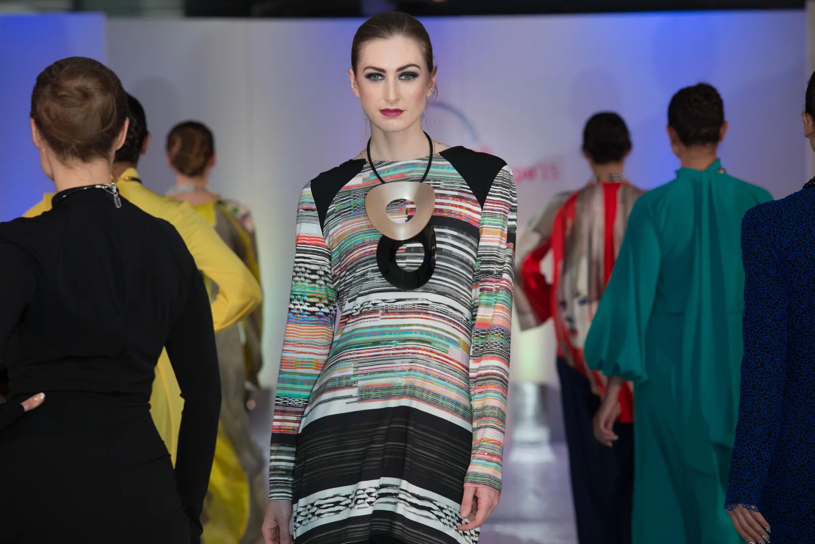 Designer look on the catwalk