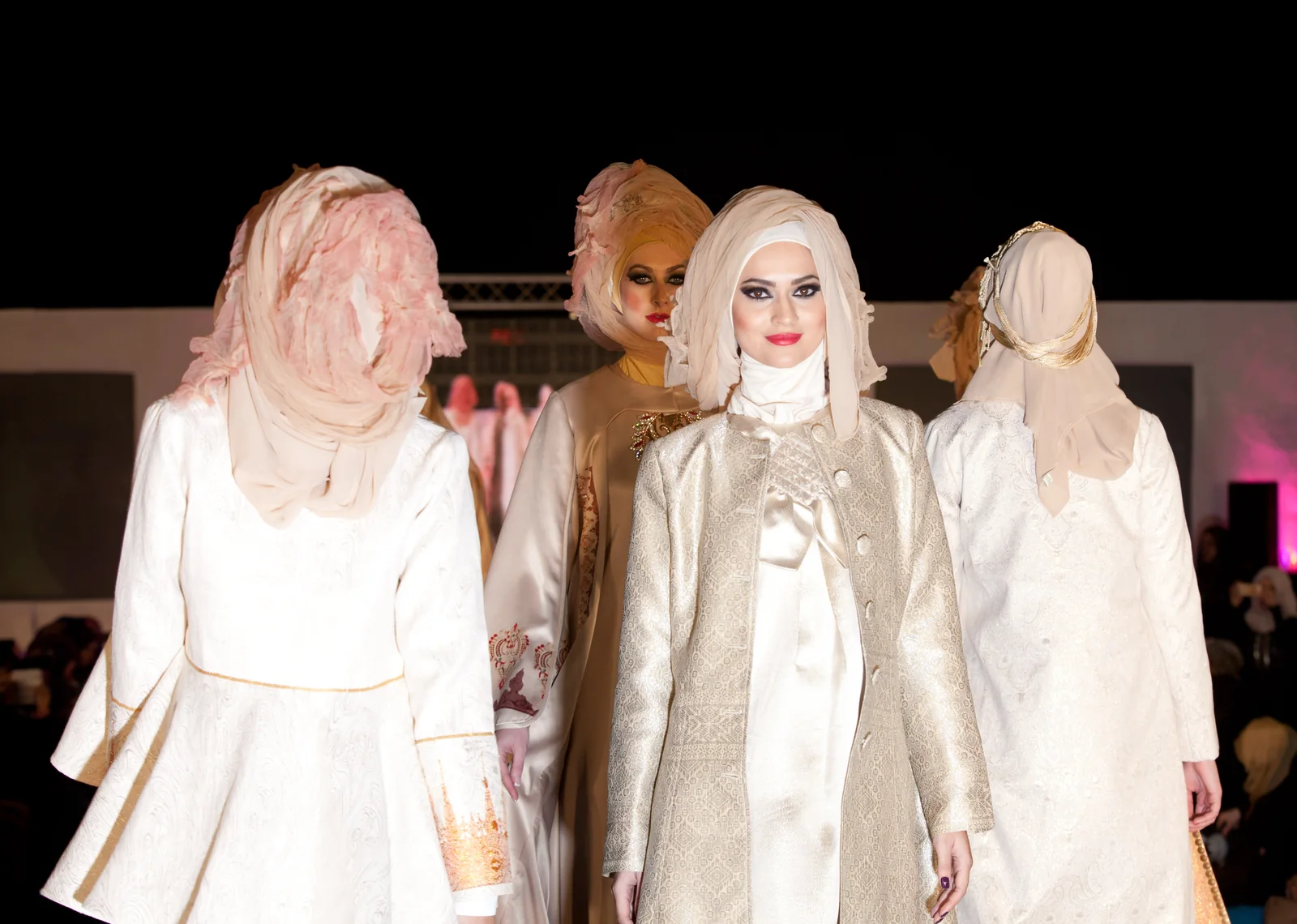 Ivory collection on the catwalk